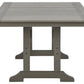 Visola - Gray - Rect Dining Table W/Umb Opt