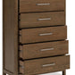 Cabalynn - Five Drawer Chest - Light Brown