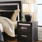 Shoralli - Two Drawer Night Stand - Black