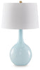 Rylanton - Glass Table Lamp - Aqua