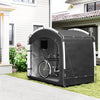 Bike Storage Shed Tent, Portable and Waterproof with 210D Oxford Fabric and Carry Bag for 3-4 Bicycles, Black