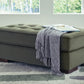 Caspian-Town - Olive - Oversized Accent Ottoman - Forward Furniture