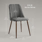 Velvet Dining Chairs Set of 4 - Dark Grey