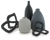 Leithick - Accessory Set (Set of 5) - Black / Tan / Gray