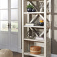 Carynhurst - Whitewash - Large Bookcase