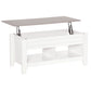Sierra Lift Top Coffee Table-White