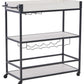 Bayflynn - White / Black - Bar Cart