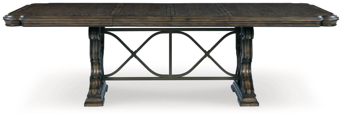 Maylee - Dark Brown - Dining Extension Table - Forward Furniture