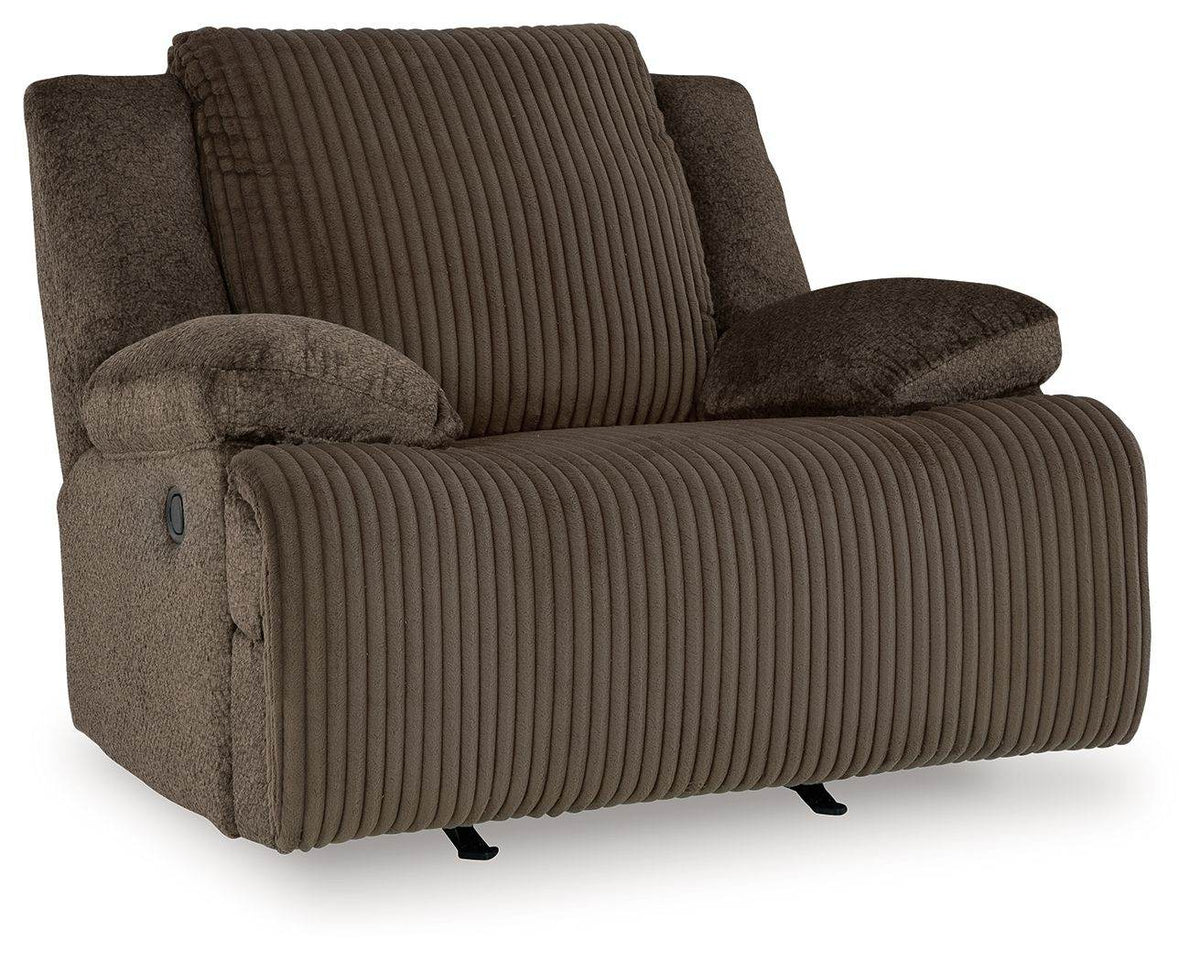 Top Tier - Rocker Recliner - Fabric - Chocolate