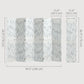 Screen Divider Room Divider Screen with Foldable Design for Indoor Bedroom Office 5.5' Rustic White