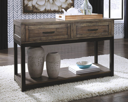 Johurst - Grayish Brown - Sofa Table - Forward Furniture