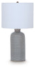 Wimlow - Ceramic Table Lamp - Gray Blue