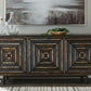 Fair Ridge - Distressed Black - Accent Cabinet