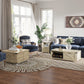 Square Coffee Table with Flip-Top Storage - Oak