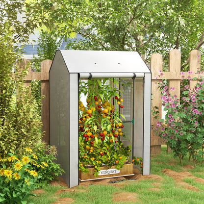 39.4" x 31.5" x 59.1" Tomato Greenhouse with Wire Shelves