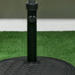 31lbs Concrete Round Patio Umbrella Base Holder, Outdoor Market Umbrella Stand Weight for Lawn, Deck, Backyard, Garden, Black