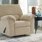 Simplejoy - Sand - Rocker Recliner - Fabric