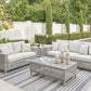 Seton Creek - Gray - 4 Pc. - Lounge Set