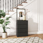 4 Drawer Chest Storage Cupboard Freestanding Drawer Unit, Black