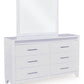 Jarlee - White - Dresser And Mirror - Forward Furniture