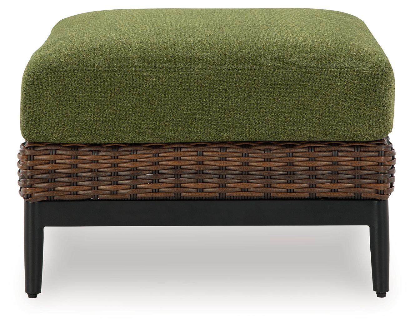 Horizon Hall - Brown / Green - Ottoman With Cushion