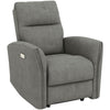Power Recliner Chair with USB Ports and Footrest - Grey