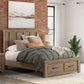 Oliandon - Panel Storage Bed