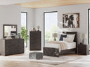 5 Pc. Bed, Dresser, Mirror, Chest