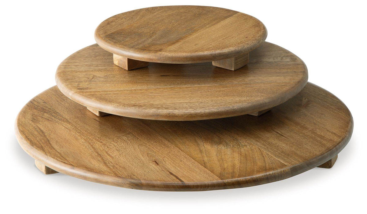 Kaidler - Brown - Tray Set (Set of 3) - Forward Furniture