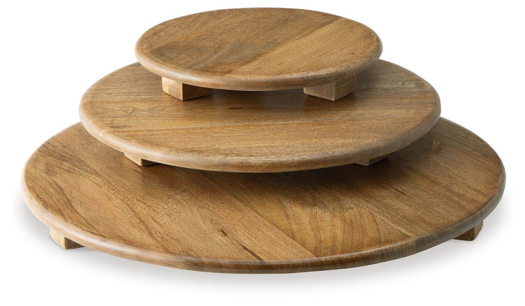 Kaidler - Brown - Tray Set (Set of 3) - Forward Furniture