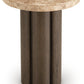 Darimore - Chair Side End Table - Burnished Brown