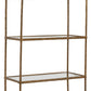 Ryandale - Bookcase - Antique Brass Finish