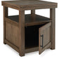 Boardernest - Brown - Rectangular End Table