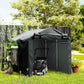 Bike Shed with Roll-Up Door