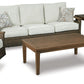 Paradise Trail - Sofa with Cushion - Medium Brown