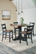 6 Pc. Table, 4 Barstools