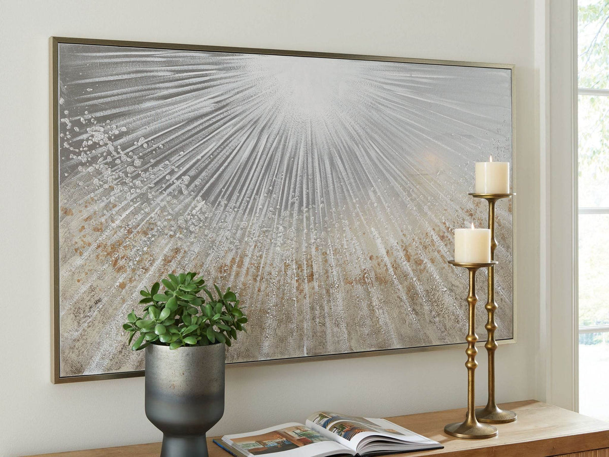 Waldard - Gray / Taupe / White - Wall Art - Forward Furniture
