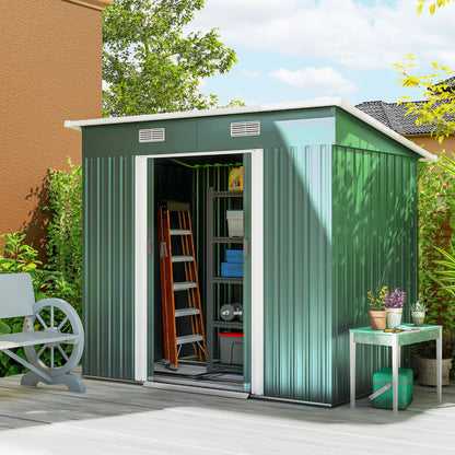 7' x 4' Metal Storage Shed