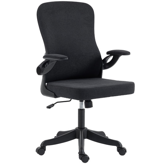 Ergonomic Office Chair with Adjustable Lumbar Support - Black