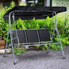 3-Seater A-Frame Porch Swing with Canopy