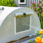 Portable Mini Greenhouse, Tunnel Growing Tent with 5 Mesh Windows and Steel Frame