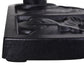 20 lbs Resin Half Round Patio Umbrella Base 20" Outdoor Decorative Parasol Stand Holder For Φ1.5", Φ1.9" Pole, Black