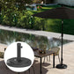 48 lbs Black Round HDPE Patio Umbrella Base