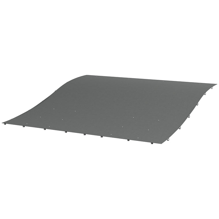 10' x 10' Dark Grey Pergola Canopy Replacement Cover