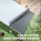 Large Metal Chicken Run with Waterproof & UV-Resistant Cover, Feeding Door, Hanging Feeder, Perch for 18-24 Chickens