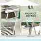 Set of 2 Folding Patio Chairs, Portable Chair Set with Armrests for Camping, Garden, Pool, Beach, Backyard, Green