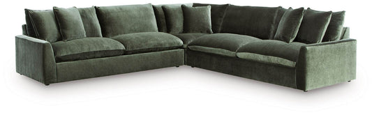 Carriage View - Jade - 3-Piece Sectional - Forward Furniture
