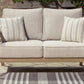 Hallow Creek - Driftwood - Loveseat With Cushion