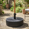 Fillable Umbrella Base, 20 inch Water Sand Filled Umbrella Stand, Fit 1.5