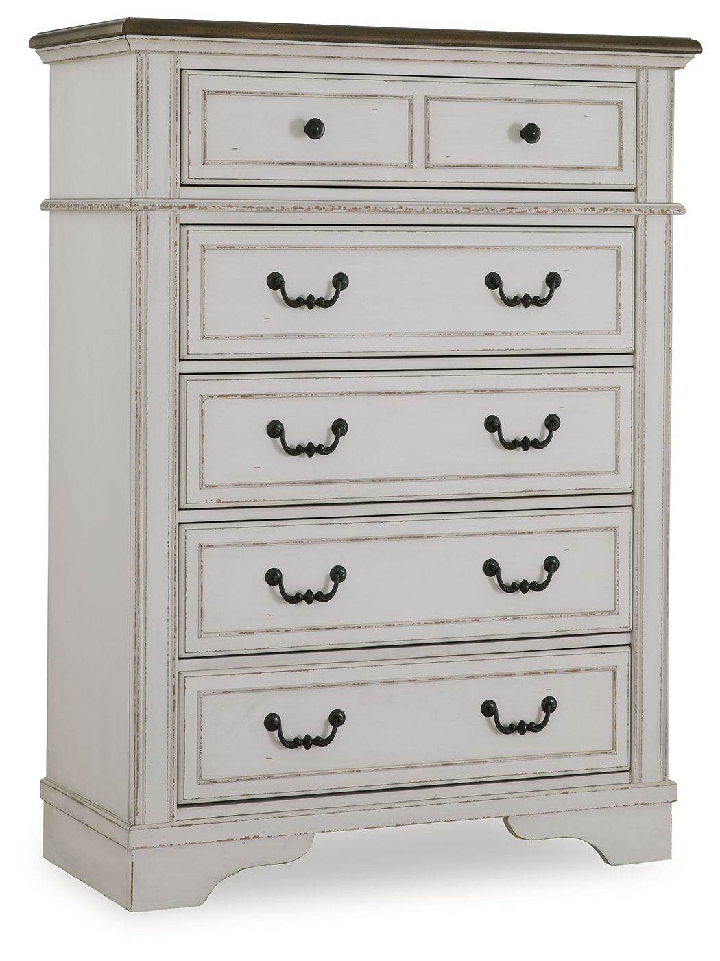Blendon - Five Drawer Chest - Two-tone